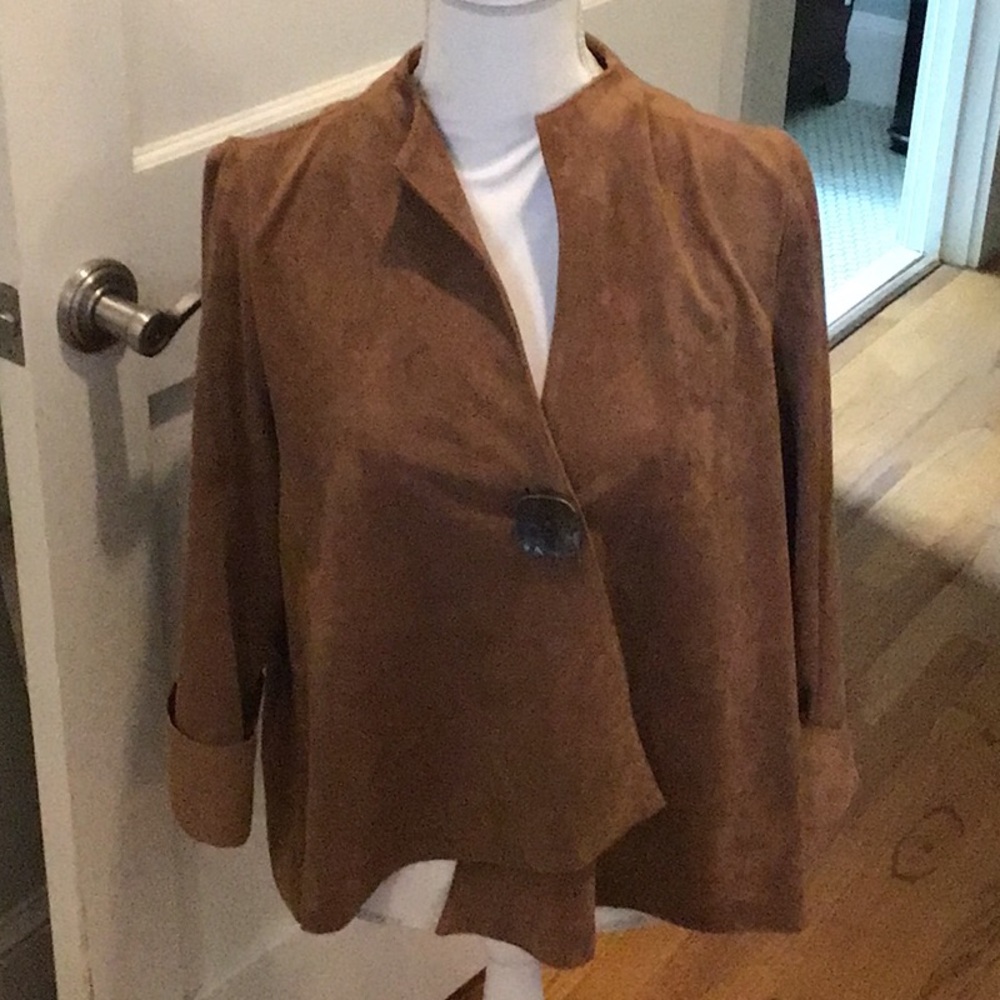 Suede brown jacket by